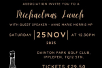 Invitation to our Michaelmas Lunch