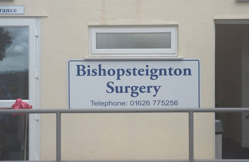 opening of the Bishopsteignton Surgery